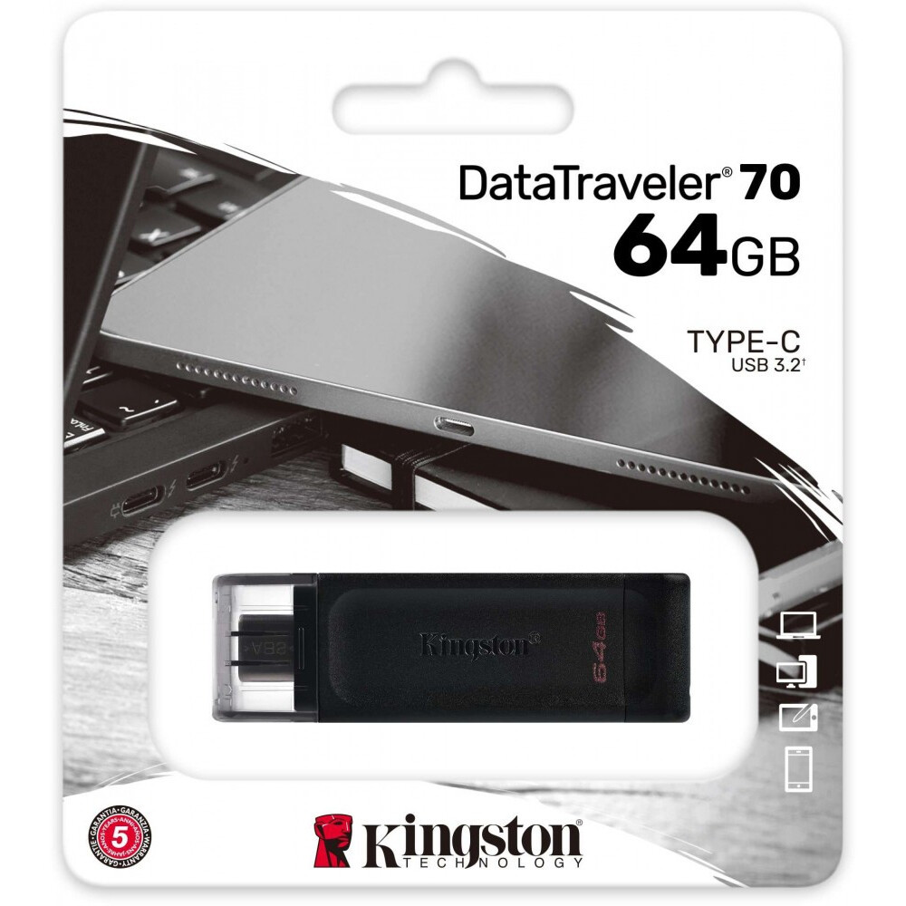 clé USB flash 64GB Kingston DataTraveler DT70 (DT70/64GB) - photo 2