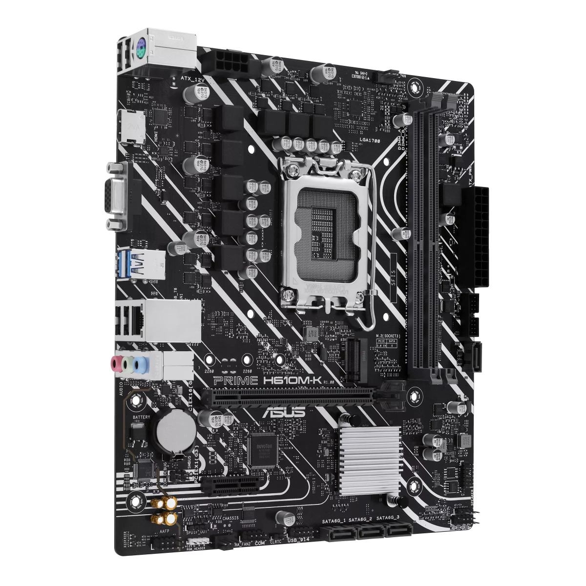 Pamatplate Asus Prime H610M-K DDR5 (90MB1GA0-M0EAY0) - foto 2