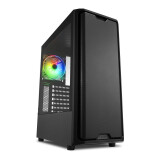 Datoru korpuss Sharkoon SK3 RGB Midi Tower Black (4044951030170)