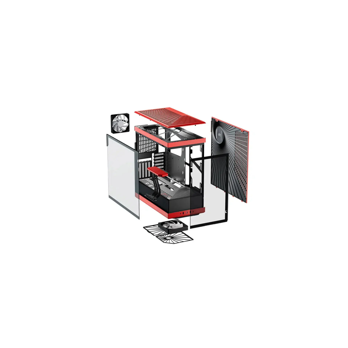 Boitiers PC Hyte Y40 Black/Red Mid-Tower (CS-HYTE-Y40-B) - CS-HYTE-Y40-BR - photo 5