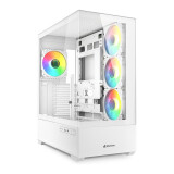 Datoru korpuss Sharkoon AK6 RGB Midi Tower White (4044951041701)