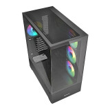 Datoru korpuss Sharkoon AK6 RGB Midi Tower Black (4044951041695)