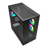 Datoru korpuss Sharkoon MK6 RGB Midi Tower Black (4044951041794)