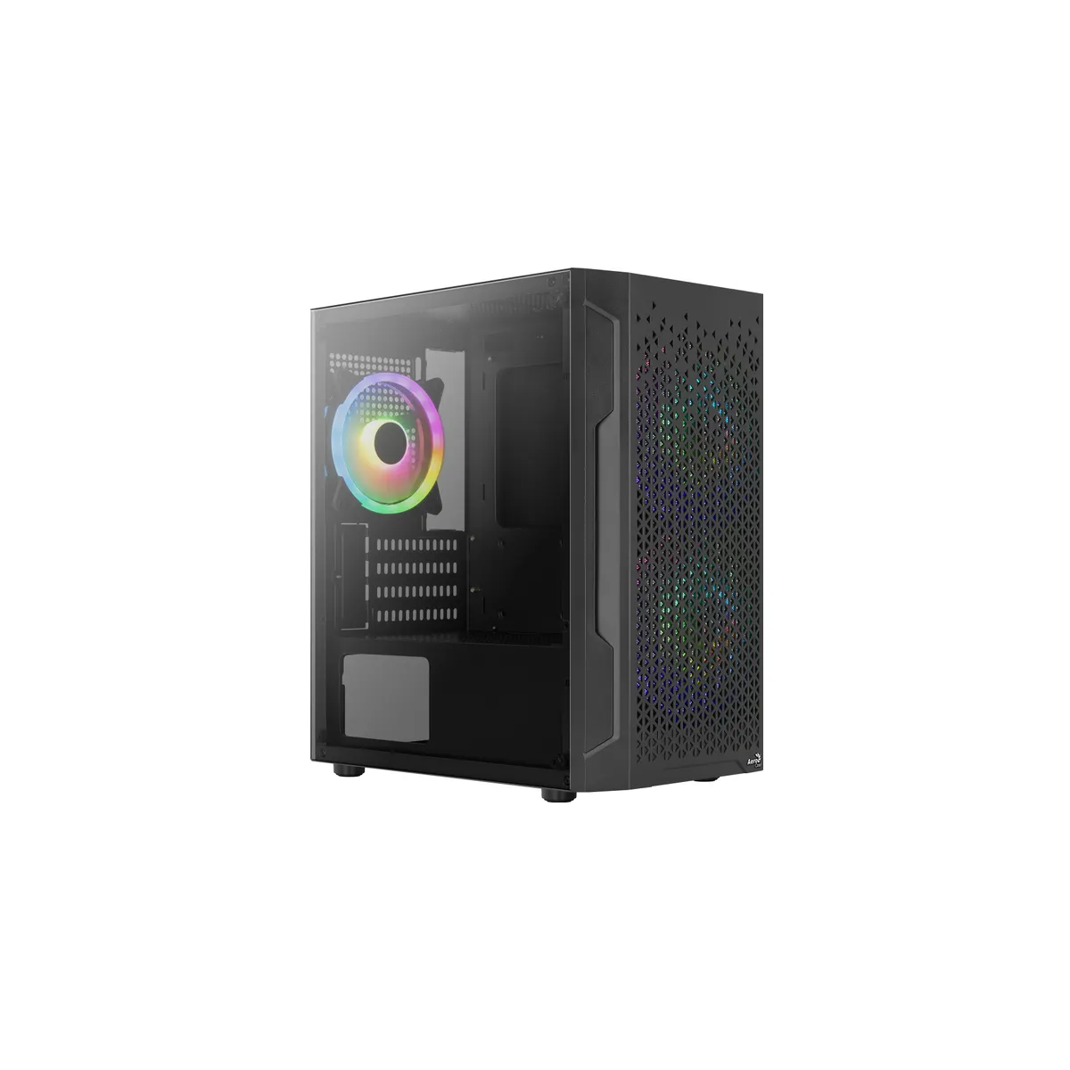 Datoru korpuss AeroCool Trinity Mini-G-BK-V2 Mini Tower Black (ACCS-PV32033.11) - foto 6