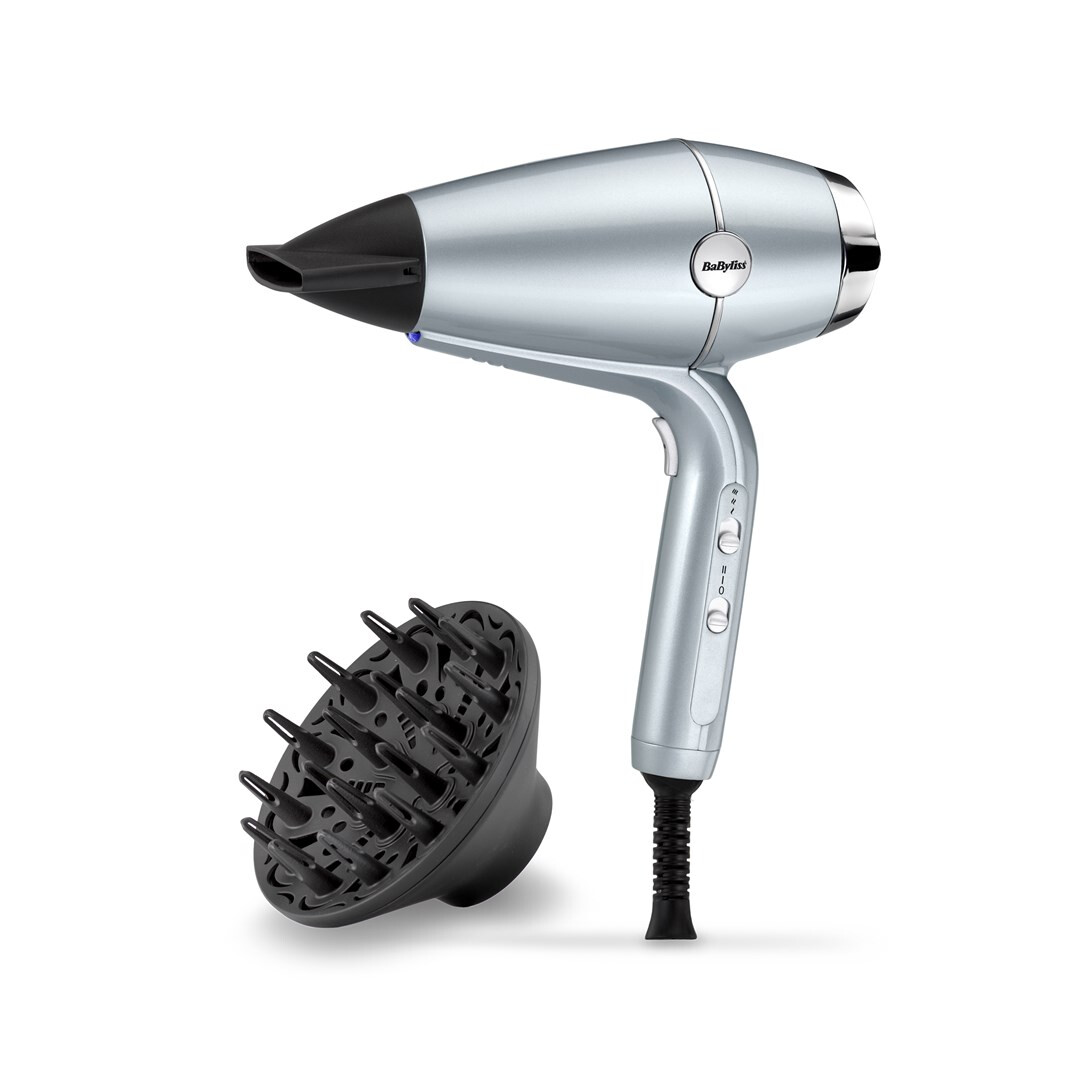 Skaistumkopšanas tehnika BaByliss Hydro-Fusion Hair Dryer Silver (D773DE)