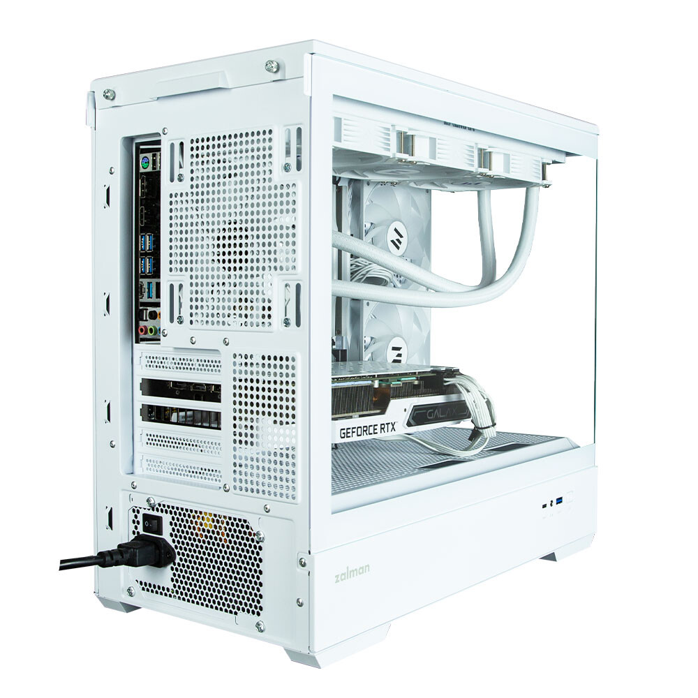 Datoru korpuss Zalman P30 Mini-Tower White - P30 White - foto 5