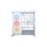 Datoru korpuss Corsair Frame 4500X LX-R iCue Link Panoramic Mid Tower White (CC-9011317-WW)