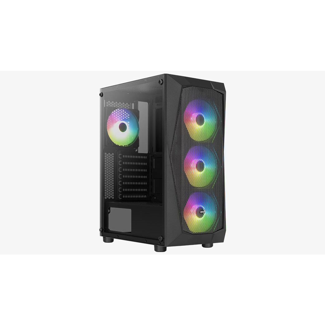 Boitiers PC AeroCool Falcon-G-BK-V2 ARGB Midi Tower Black (ACCM-PV41143.11) - photo 5