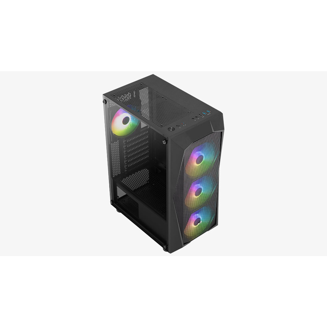 Boitiers PC AeroCool Falcon-G-BK-V2 ARGB Midi Tower Black (ACCM-PV41143.11) - photo 7