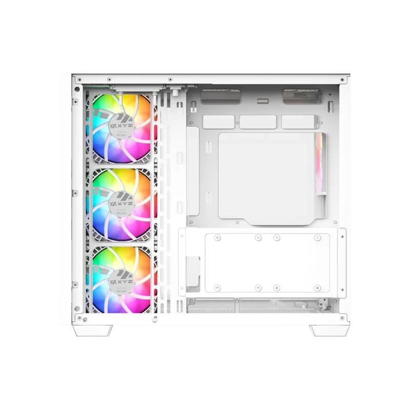 Datoru korpuss XYZ Qubex Mid-Tower White (X-CS-QUBEX-W) - foto 4