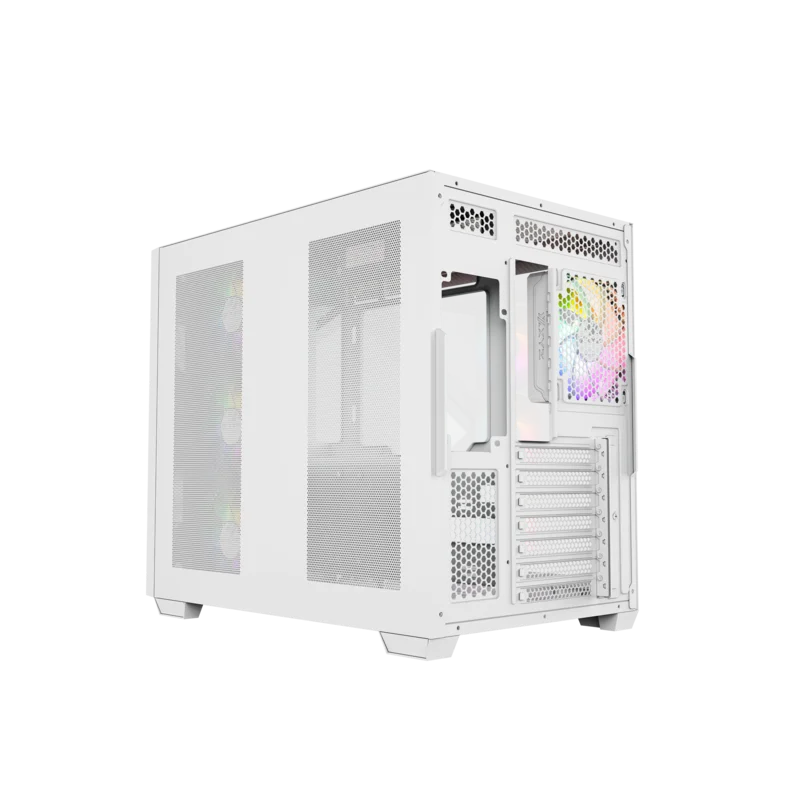 Datoru korpuss XYZ Qubex Mid-Tower White (X-CS-QUBEX-W) - foto 7