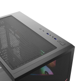 Datoru korpuss XYZ Qubex Mid‑Tower Black (X-CS-QUBEX-B)