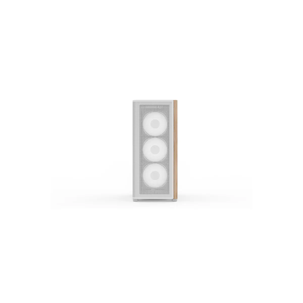 Datoru korpuss AeroCool D501A-G-WT-V2 Midi Tower White (ACCM-DS01043.21)