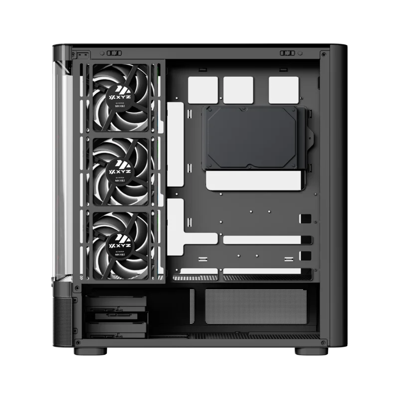 Datoru korpuss XYZ Quantum Pro Midi-Tower Black (X-CS-QUANTUMPRO-B) - foto 4