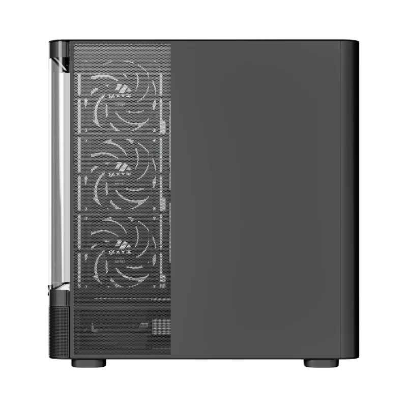 Datoru korpuss XYZ Quantum Pro Midi-Tower Black (X-CS-QUANTUMPRO-B) - foto 5