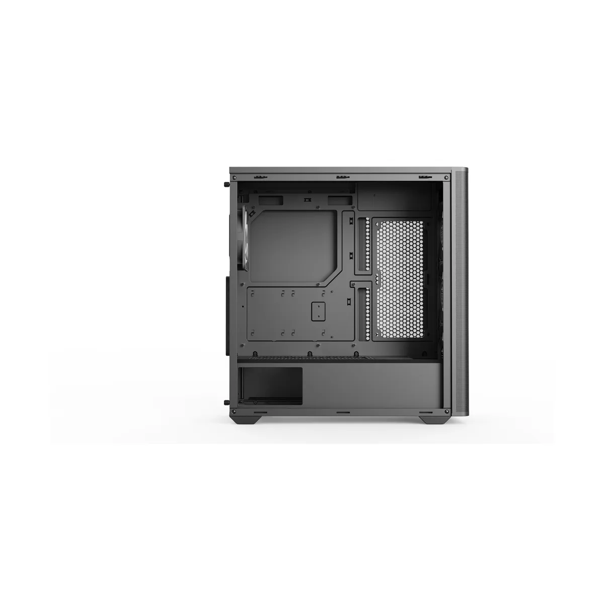 Datoru korpuss AeroCool D501A-G-BK-V2 Midi Tower Black (ACCM-DS01043.11) - foto 3