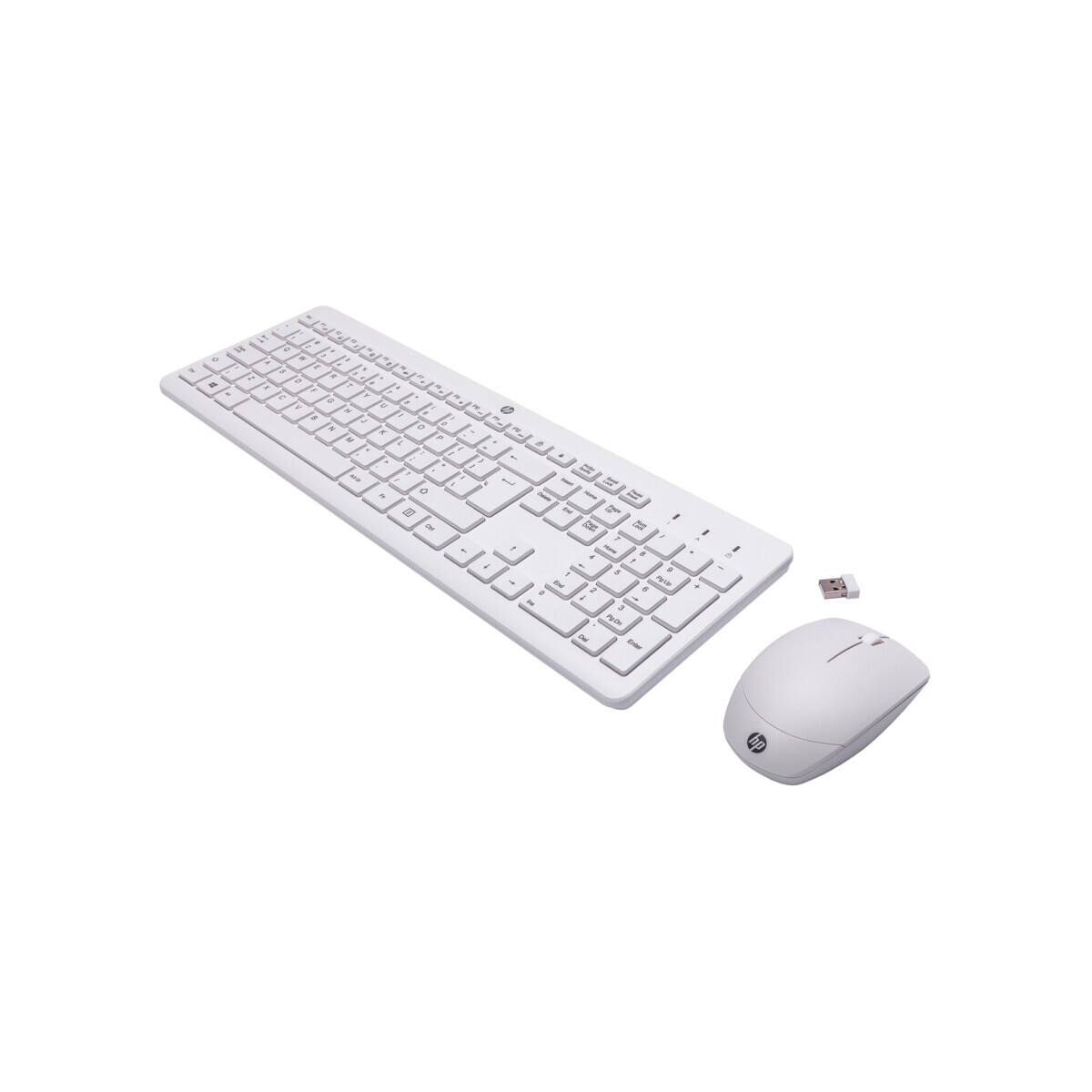 Tastatūra + pele HP 230 Wireless Mouse + Keyboard White (3L1F0AA) - foto 2