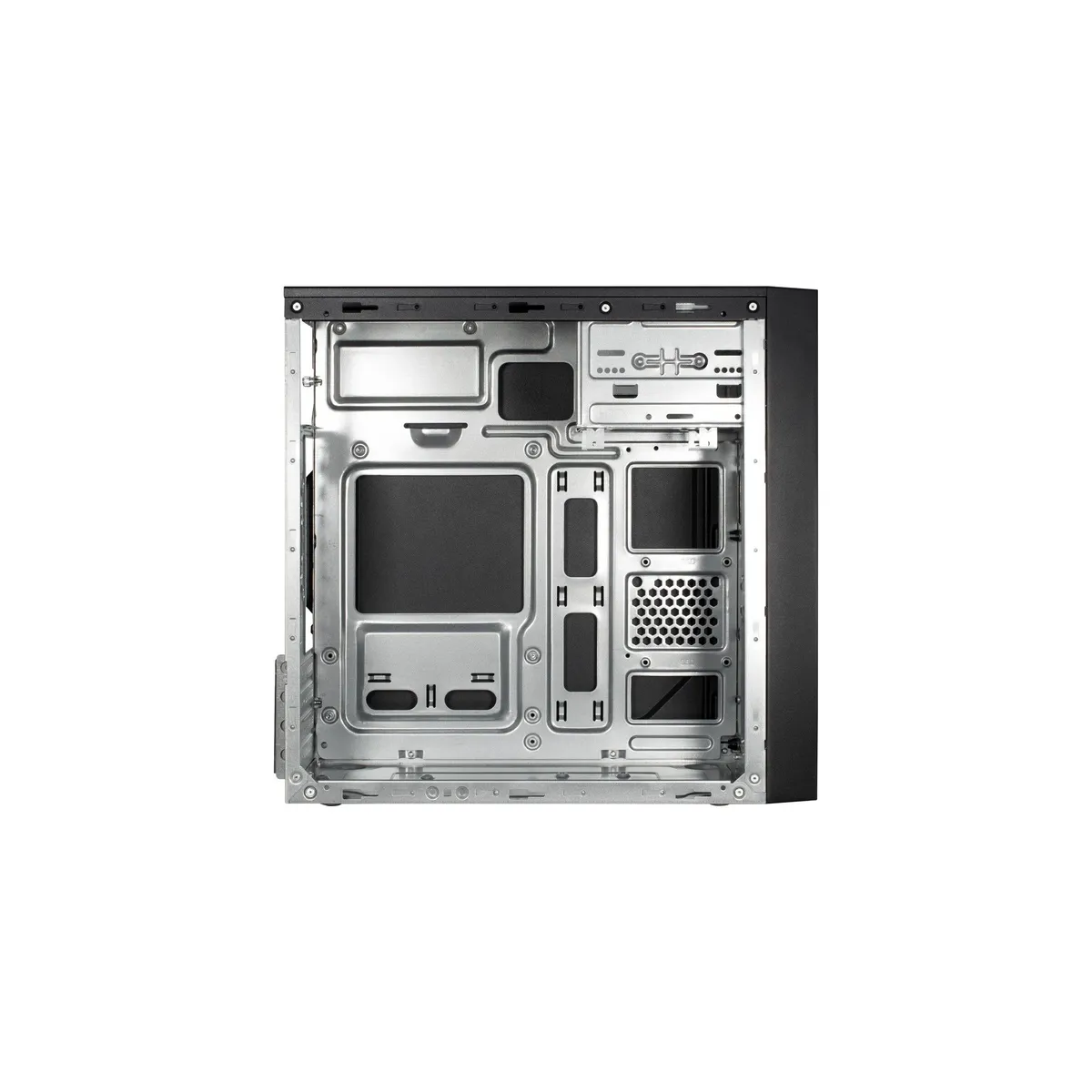 Datoru korpuss INTER-TECH IT-6502 Romea Micro-Tower Black (88881336) - foto 4