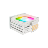 Procesoru dzesētājs XYZ Thermax Pulsar 4 RGB CPU Cooler White (X-AC-THERPULW4)
