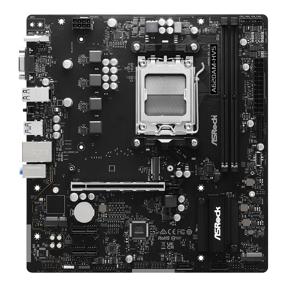 Pamatplate Asrock A620AM-HVS Black (90-MXBSR0-A0UAYZ) - foto 3