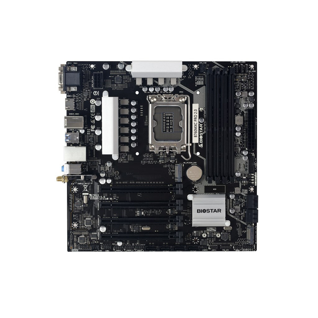 Pamatplate BIOSTAR B760MXC PRO 2.0 Black
