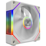 Ventilateur de boîtier Pack of 3 Gamdias Aeolus P2-U RGB Case Fans 12cm White (16302-04503-00013-G)