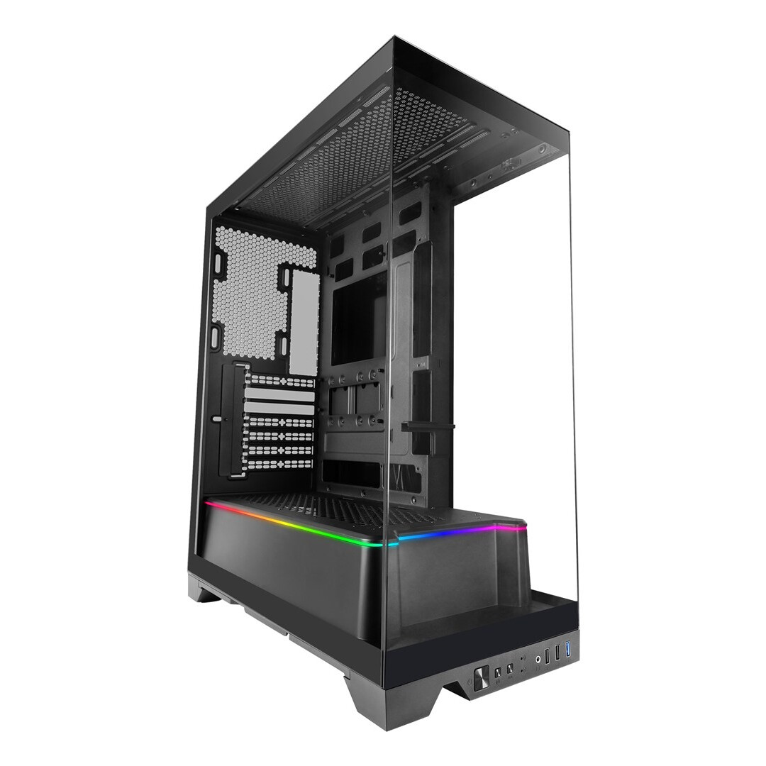 Datoru korpuss Mars Gaming MCPRISMA computer case Midi Tower Black - TACMARS-MCPRISMA