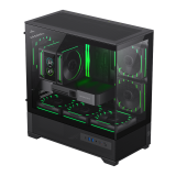 Datoru korpuss Gamemax Vista 2 Mini-Tower Black (9101-0600R0015)