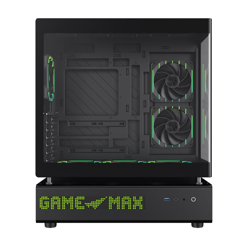 Datoru korpuss Gamemax N90 Mid Tower Black (1118-3090R0002) - foto 2