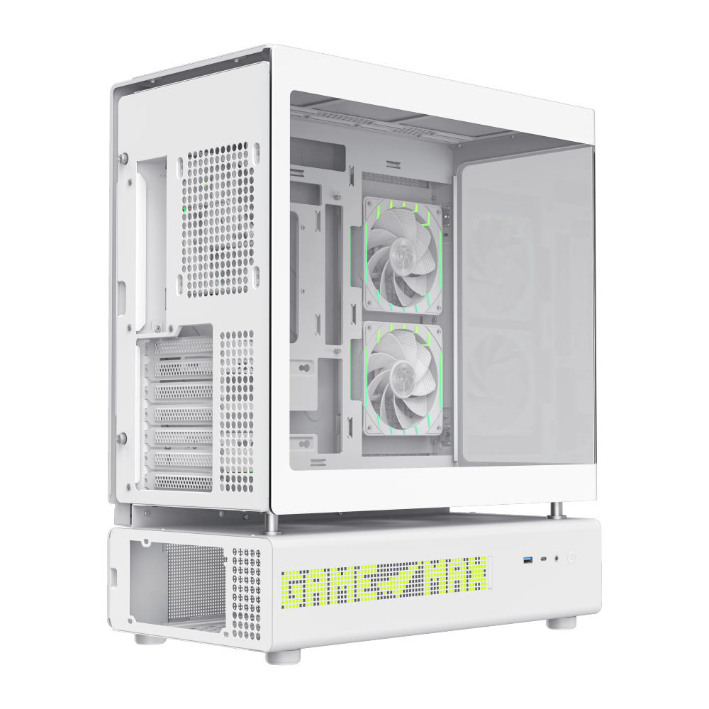 Datoru korpuss Gamemax N90 Midi-Tower White (1118-3090R0001) - foto 10