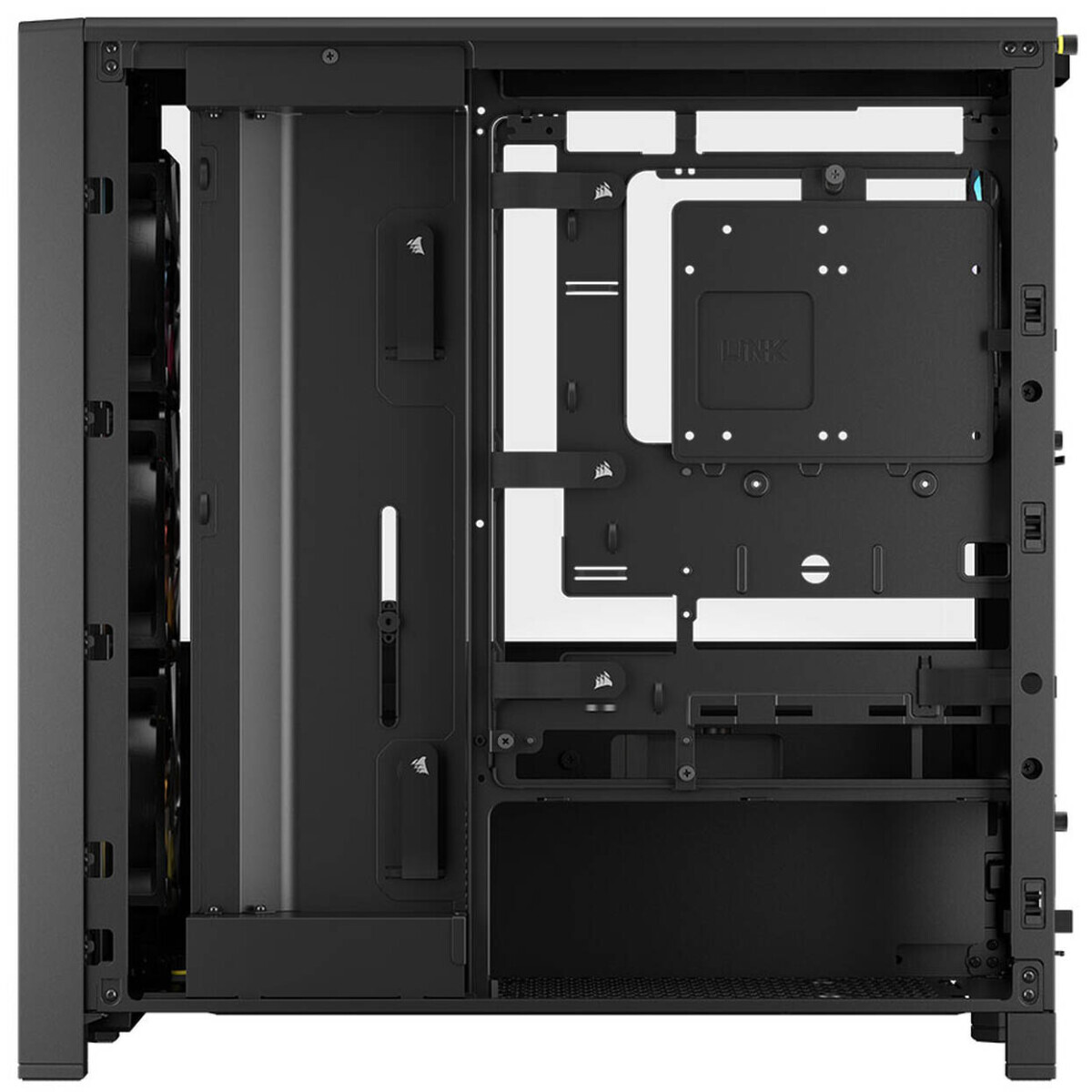 Boitiers PC CORSAIR FRAME 4000D LCD RS Midi Tower Black (CC-9011326-WW) - photo 3