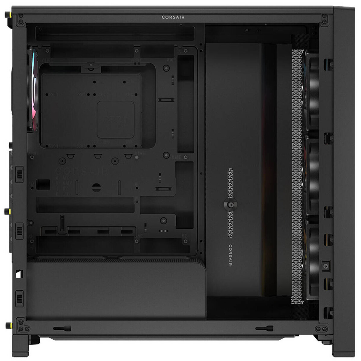 Boitiers PC CORSAIR FRAME 4000D LCD RS Midi Tower Black (CC-9011326-WW) - photo 5