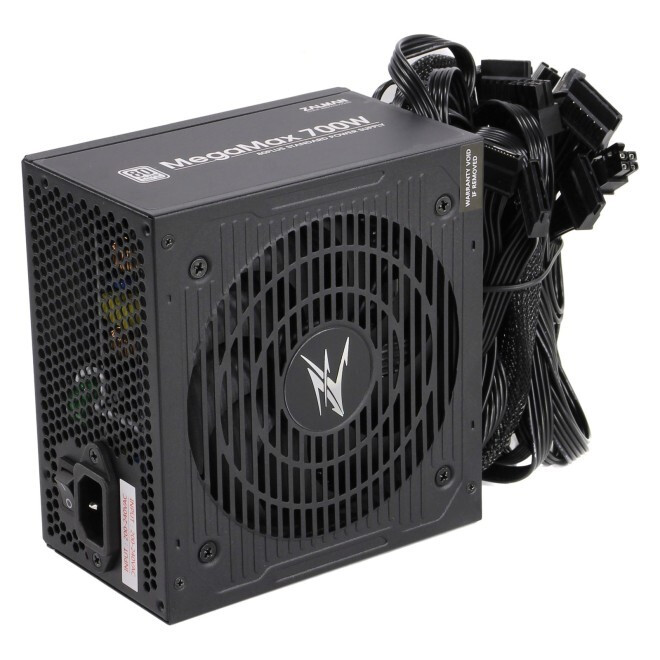 Barošanas bloks Zalman MegaMax TXII 700W Black (ZM700-TXII Rev.1)