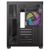 Datoru korpuss Antec CX800 Wood RGB Black (0-761345-10137-0)