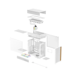 Datoru korpuss DeepCool CL6600 WH Full Desktop White (R-CL6600-WHNNA0-G)