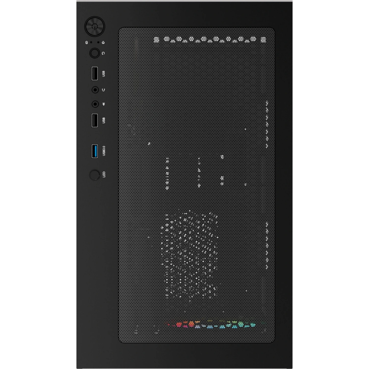 Datoru korpuss AeroCool Viewport Mini-G-BK-v4 Mini Tower Black (ACCM-ES09533.11)