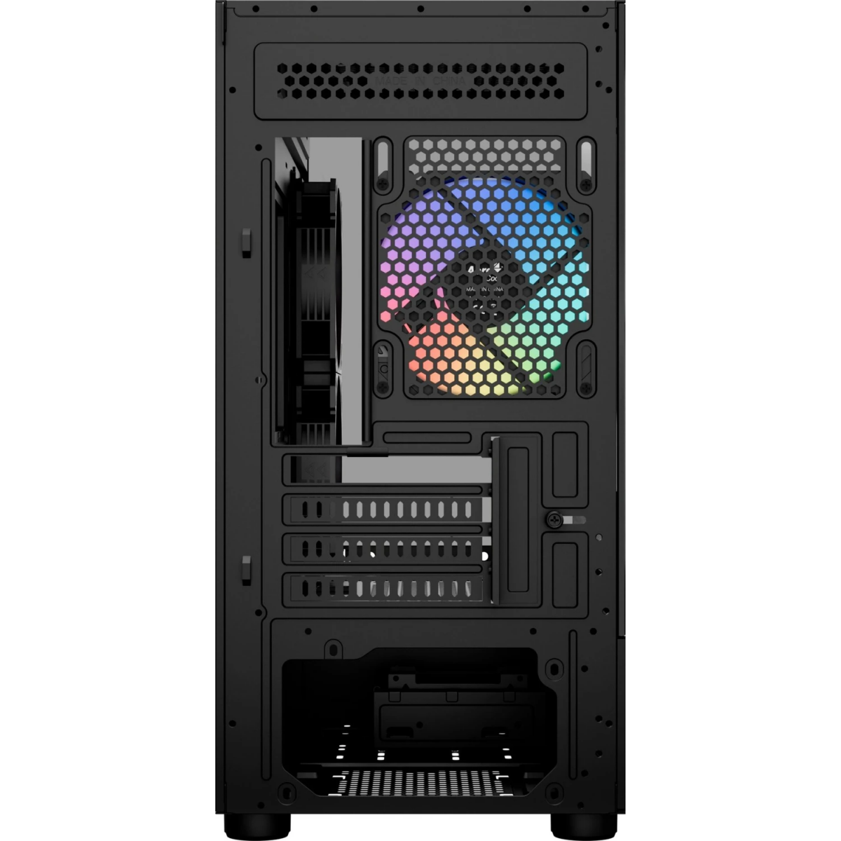 Datoru korpuss AeroCool Viewport Mini-G-BK-v4 Mini Tower Black (ACCM-ES09533.11) - foto 2