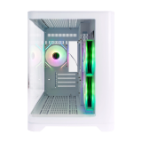 Datoru korpuss 1stPlayer UView 5 RGB Micro ATX White (6977916592216)