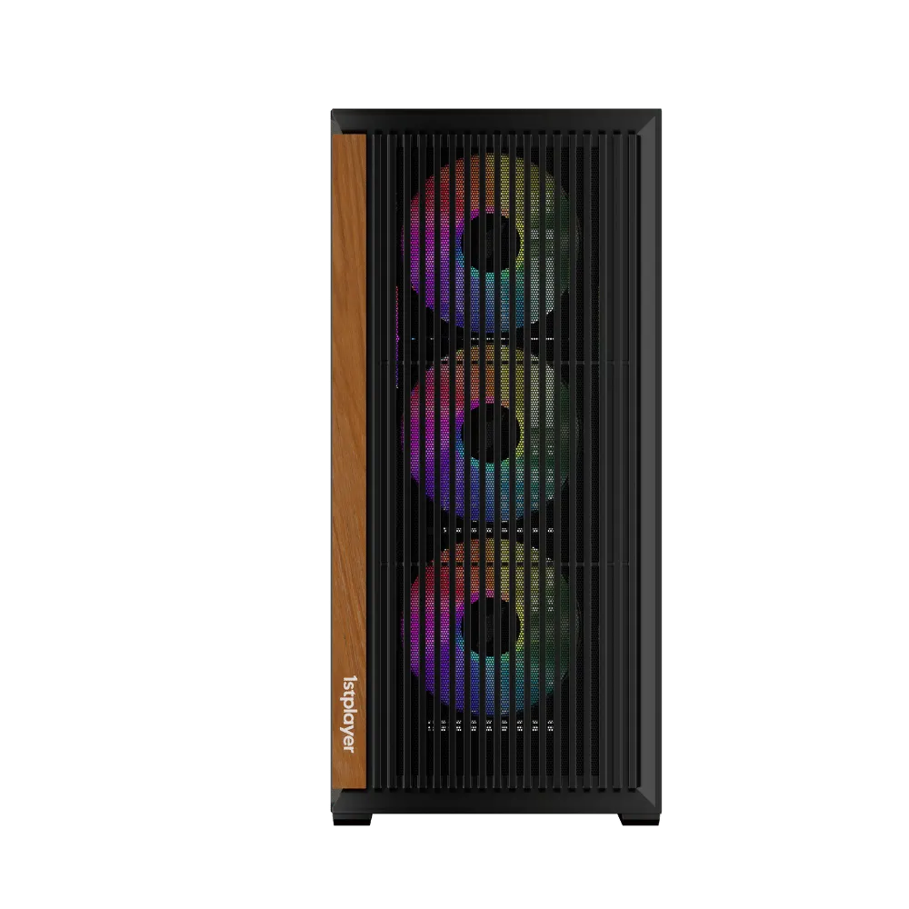 Datoru korpuss 1stPlayer WD7 ATX Mid-Tower Black - WD7-BK - foto 4