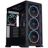 Datoru korpuss 1stPlayer IF8 ARGB E-ATX Black (IF8-BK)