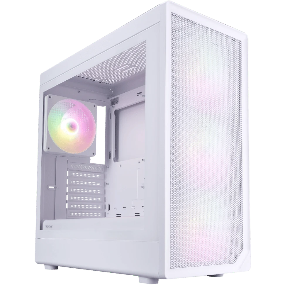 Boitiers PC 1stPlayer AU8 RGB White - AU8-WH