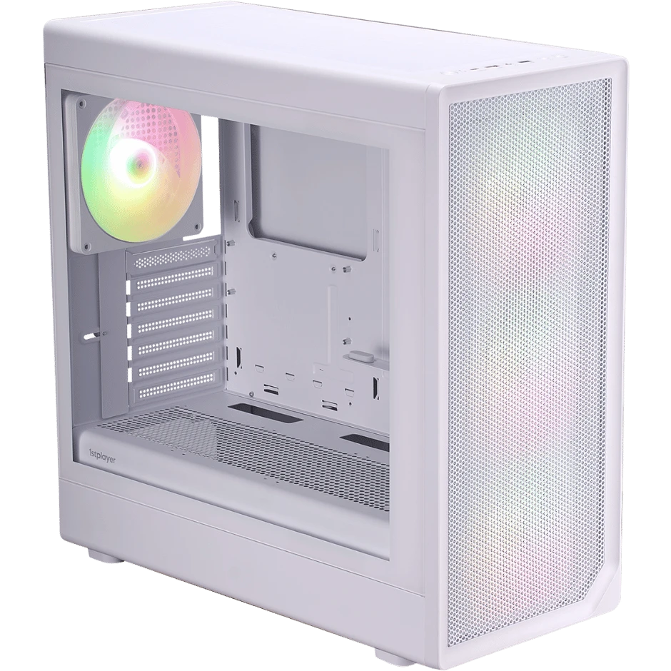 Boitiers PC 1stPlayer AU8 RGB White - AU8-WH - photo 2