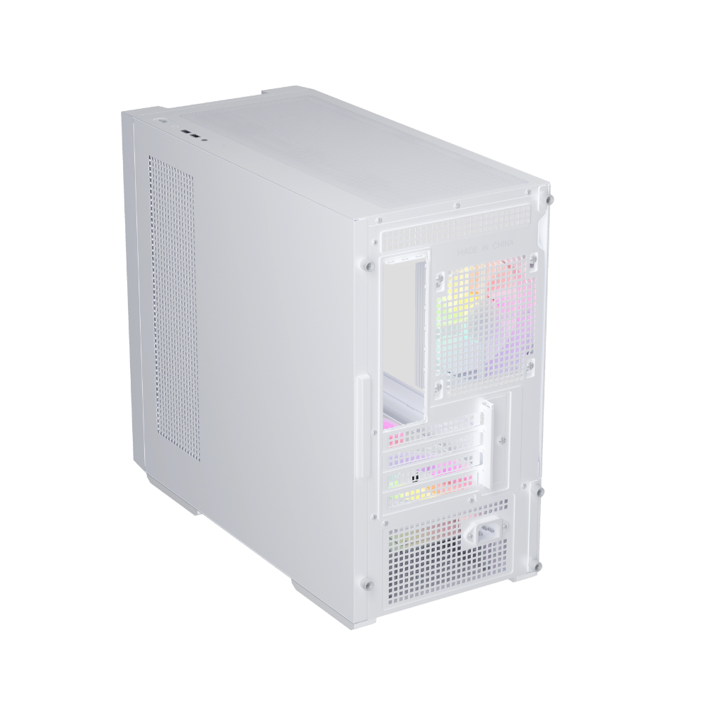 Boitiers PC 1stPlayer AU6 ARGB Micro ATX White (AU6-WH-2FA7-14-W-2FA7R-W-1FA7-) - photo 3