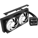 Ūdens dzesētājs Zalman ALPHA2 SE A24 ARGB Black (8019612000100)