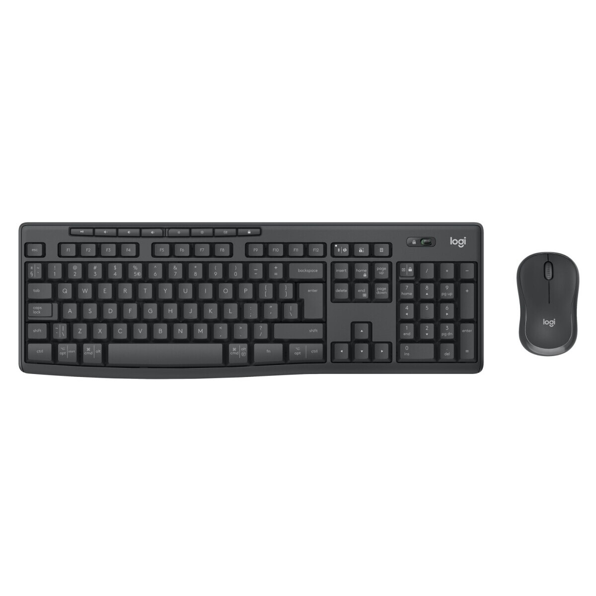 Tastatūra + pele Logitech MK370 ENG Black (920-012077)
