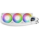 Ventirad Gamdias Aura GL Digital RGB 360mm White (16322-05200-30000-G)