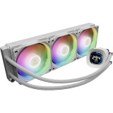 Ventirad Gamdias Aura GL Digital RGB 360mm White (16322-05200-30000-G)