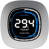 Ventirad Gamdias Aura GL Digital RGB 360mm White (16322-05200-30000-G)