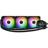 Ventirad Gamdias Aura GL Digital RGB 360mm Black (16322-05000-30000-G)