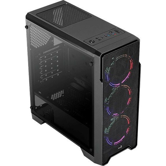 Boîtier AeroCool Ore Saturn FRGB-G-BK-v1 - EN54179/ACCM-PV21033.11